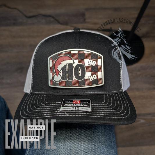 Ho Holiday Stainless Acrylic Patch