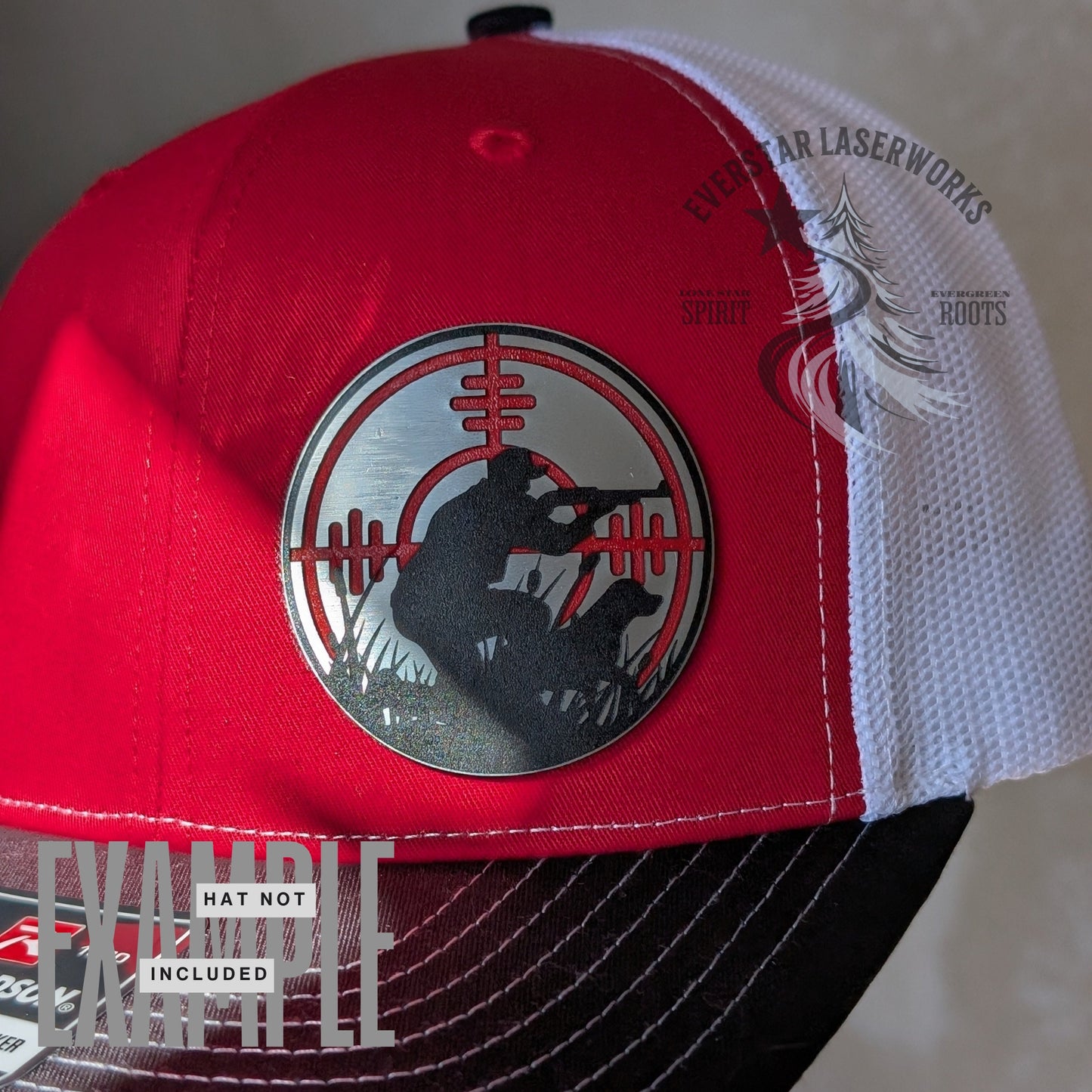 Redline Hunter Stainless Acrylic Patch