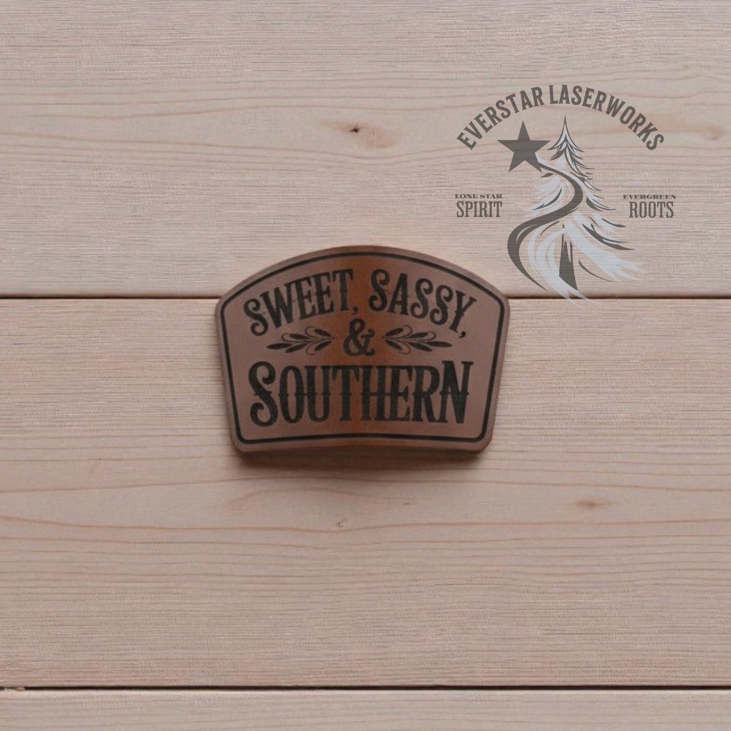 Sweet, Sassy & Southern Leather Patch