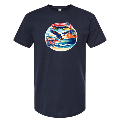 Ocean Shores America 250 Crew Neck Tee