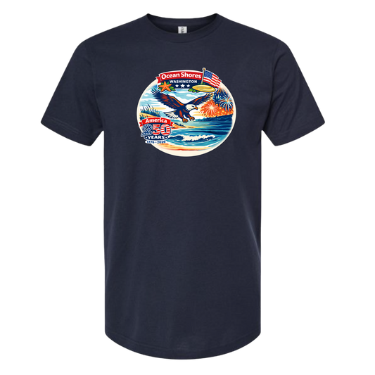 Ocean Shores America 250 Crew Neck Tee