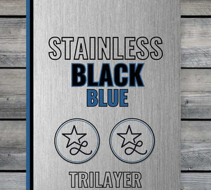 Custom Texas License Plate City Stainless Acrylic Patch