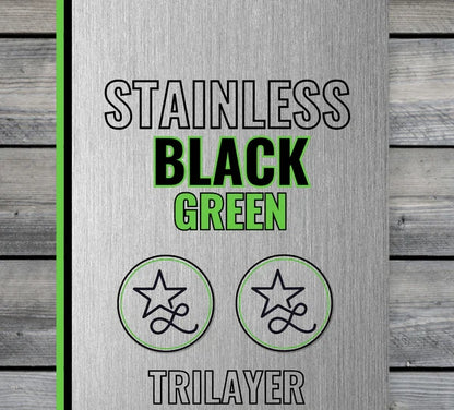 Custom Texas License Plate City Stainless Acrylic Patch