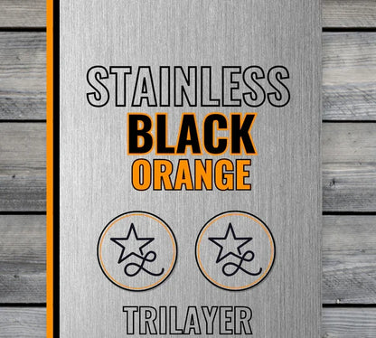 Custom Texas License Plate City Stainless Acrylic Patch