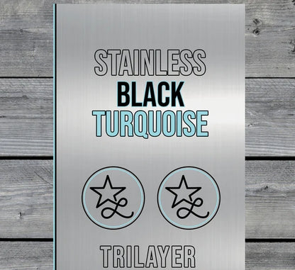 Custom Texas License Plate City Stainless Acrylic Patch