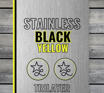 Country Sunflower Stainless Acrylic Patch