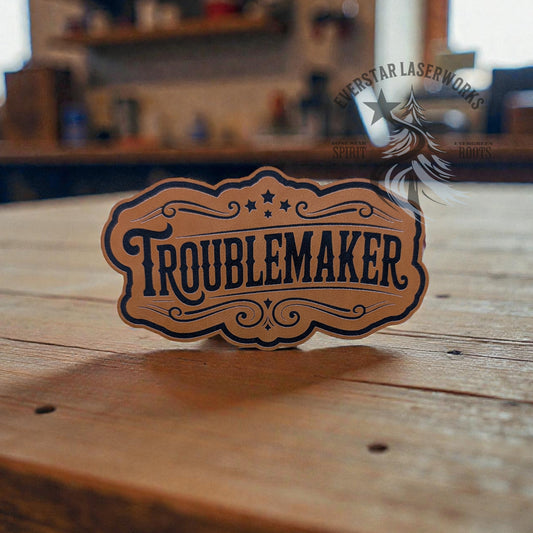 All-American Troublemaker Leather Patch