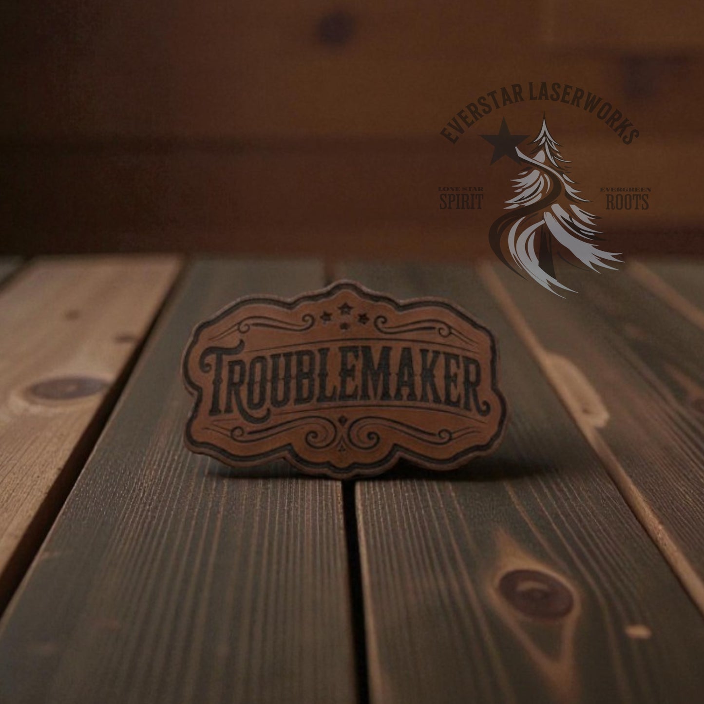 All-American Troublemaker Leather Patch