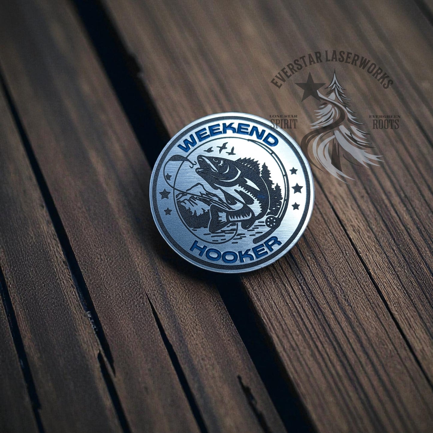 Weekend Hooker Stainless Acrylic Patch