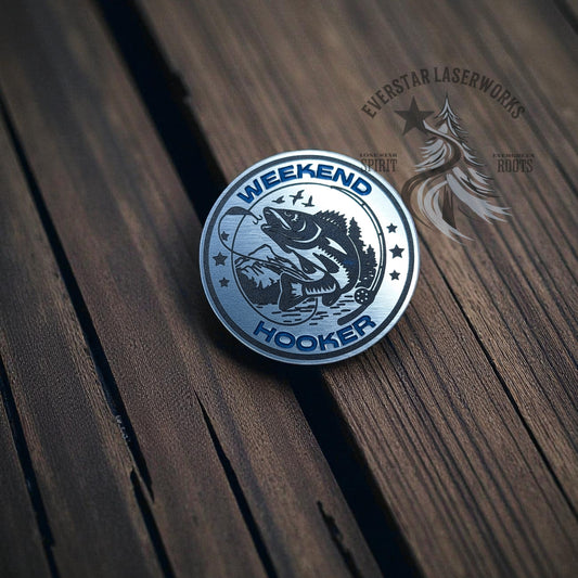 Weekend Hooker Stainless Acrylic Patch